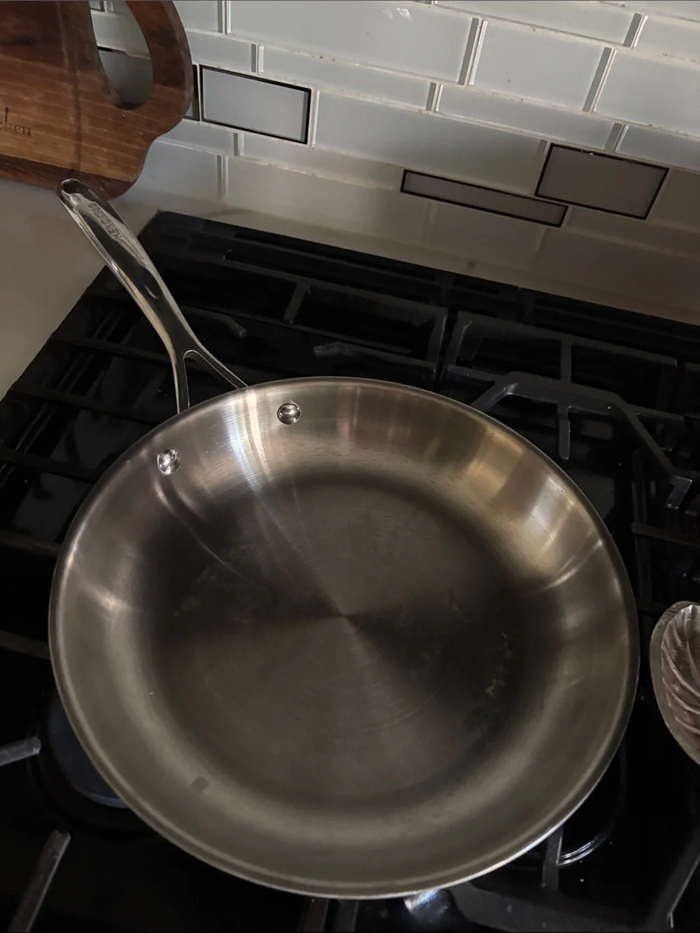 Henckels 10” Stainless Steel Frying Pan - Brushed Silver Finish